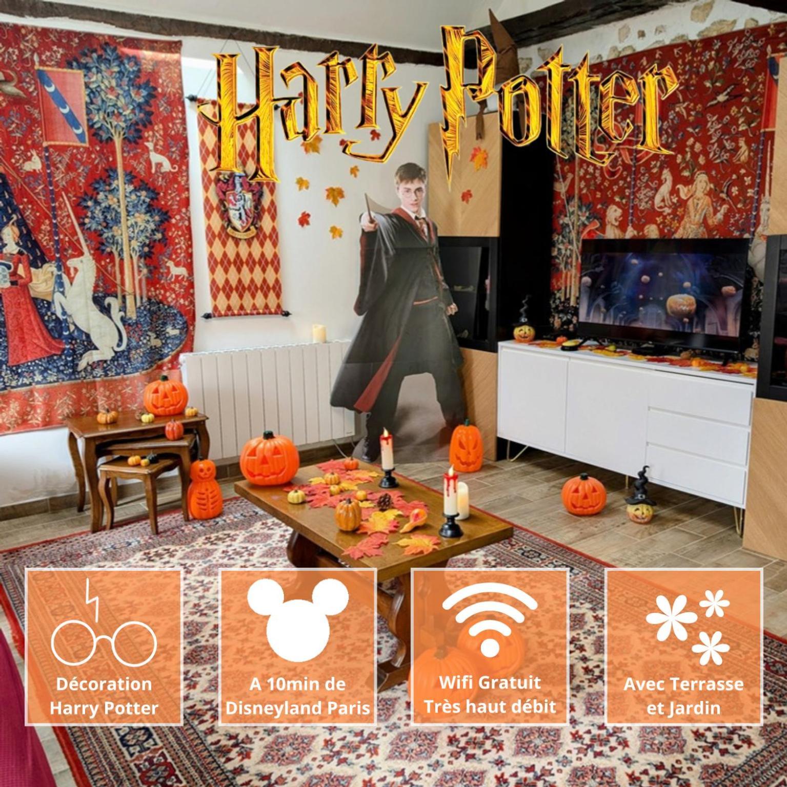 La Demeure Des Maraudeurs -10Min Disney-Jardin & Bbq Villiers-sur-Morin Экстерьер фото